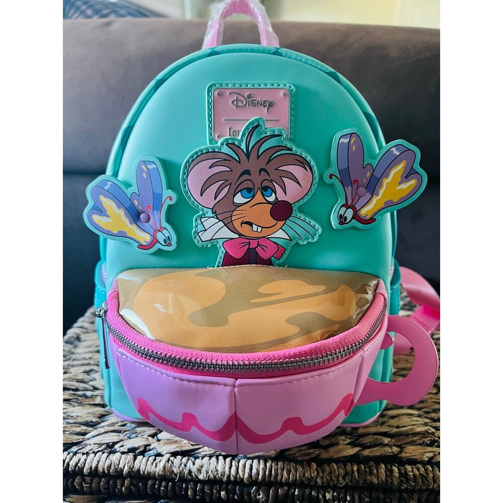 NEW Loungefly Disney Alice in Wonderland Dormouse Tea Cup Mini Backpack